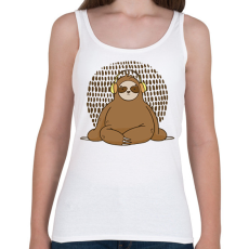 PRINTFASHION Lajhár fejhallgatóval - Női atléta - Fehér