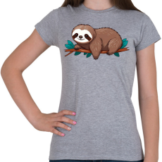 PRINTFASHION Lajhár - Női póló - Sport szürke