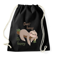 PRINTFASHION Lajhár  - Sportzsák, Tornazsák - Fekete tornazsák