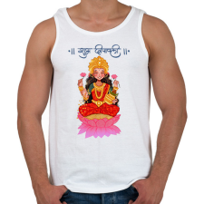 PRINTFASHION lakshmi05 - Férfi atléta - Fehér atléta, trikó