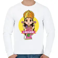 PRINTFASHION lakshmi06 - Férfi pulóver - Fehér férfi pulóver, kardigán