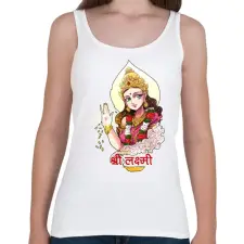 PRINTFASHION lakshmi07 - Női atléta - Fehér női trikó