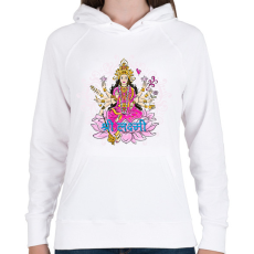 PRINTFASHION lakshmi - Női kapucnis pulóver - Fehér