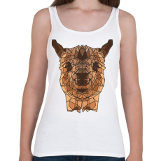 PRINTFASHION Láma - Női atléta - Fehér