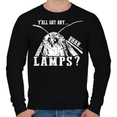 PRINTFASHION Lamps? - Férfi pulóver - Fekete