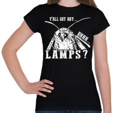 PRINTFASHION Lamps? - Női póló - Fekete női póló