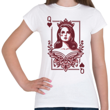 PRINTFASHION Lana Del Rey - Női póló - Fehér női póló