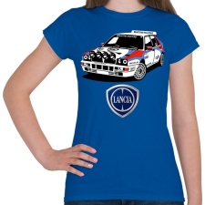PRINTFASHION Lancia Delta - Női póló - Királykék női póló