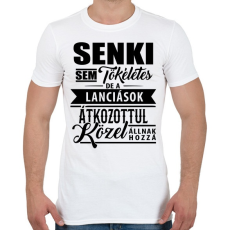 PRINTFASHION Lancia fanatikus - Férfi póló - Fehér