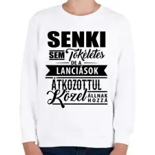 PRINTFASHION Lancia fanatikus - Gyerek pulóver - Fehér gyerek pulóver, kardigán