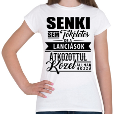 PRINTFASHION Lancia fanatikus - Női póló - Fehér