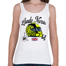 PRINTFASHION Lando-Norris-sisak - Női atléta - Fehér