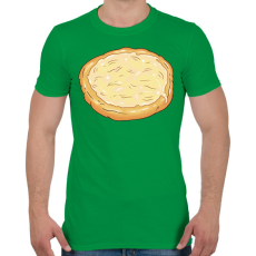 PRINTFASHION Lángos - Férfi póló - Zöld