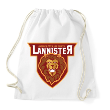 PRINTFASHION Lannister - Sportzsák, Tornazsák - Fehér tornazsák