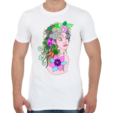 PRINTFASHION Lány - Férfi póló - Fehér