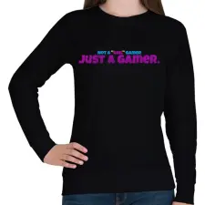 PRINTFASHION Lány játékos - Női pulóver - Fekete női pulóver, kardigán