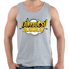 PRINTFASHION Lánybúcsú alakulat - Férfi atléta - Sport szürke