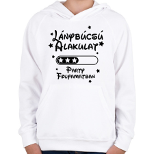 PRINTFASHION Lánybúcsú alakulat Party folyamatban - Gyerek kapucnis pulóver - Fehér gyerek pulóver, kardigán