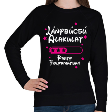 PRINTFASHION Lánybúcsú alakulat Party folyamatban - Női pulóver - Fekete női pulóver, kardigán