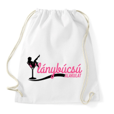 PRINTFASHION Lánybúcsú alakulat - Sportzsák, Tornazsák - Fehér tornazsák