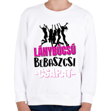 PRINTFASHION Lánybúcsú bebaszcsi csapat - Gyerek pulóver - Fehér gyerek pulóver, kardigán