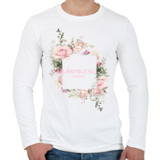 PRINTFASHION Lánybúcsú csapat - Férfi hosszú ujjú póló - Fehér férfi póló