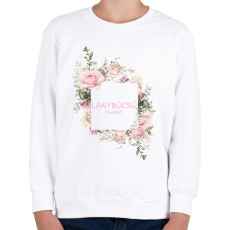PRINTFASHION Lánybúcsú csapat - Gyerek pulóver - Fehér