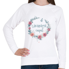 PRINTFASHION Lánybúcsú csapat - Női pulóver - Fehér női póló