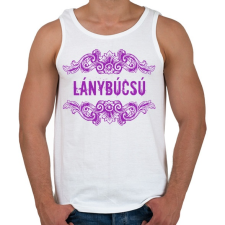 PRINTFASHION Lánybúcsú - Férfi atléta - Fehér atléta, trikó