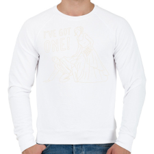 PRINTFASHION Lánybúcsú - Férfi pulóver - Fehér férfi pulóver, kardigán