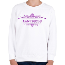 PRINTFASHION Lánybúcsú - Gyerek pulóver - Fehér gyerek pulóver, kardigán