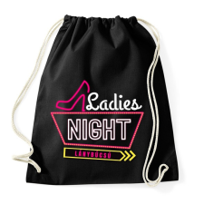 PRINTFASHION Lánybúcsú Ladies Night - Sportzsák, Tornazsák - Fekete tornazsák