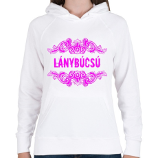 PRINTFASHION Lánybúcsú - Női kapucnis pulóver - Fehér