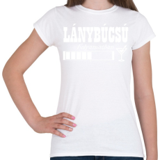PRINTFASHION Lánybúcsú - Női póló - Fehér
