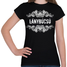 PRINTFASHION Lánybúcsú - Női póló - Fekete női póló