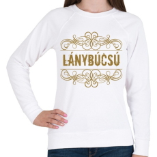 PRINTFASHION Lánybúcsú - Női pulóver - Fehér