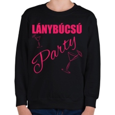 PRINTFASHION Lánybúcsú party - Gyerek pulóver - Fekete gyerek pulóver, kardigán