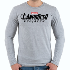 PRINTFASHION Lánybúcsú végjáték - Férfi hosszú ujjú póló - Sport szürke férfi póló