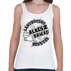 PRINTFASHION Lánybúcsús alkesz brigád - Női atléta - Fehér