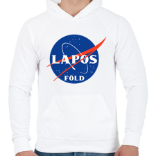 PRINTFASHION Lapos-föld - Férfi kapucnis pulóver - Fehér férfi pulóver, kardigán