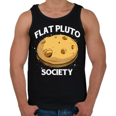 PRINTFASHION Lapos Pluto elmélet - Férfi atléta - Fekete