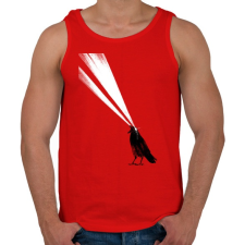 PRINTFASHION Laser crow - Férfi atléta - Piros atléta, trikó
