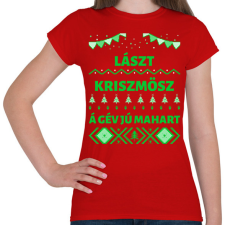 PRINTFASHION LAST CHRISTMAS 2 - Női póló - Piros női póló