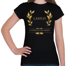 PRINTFASHION László - Női póló - Fekete