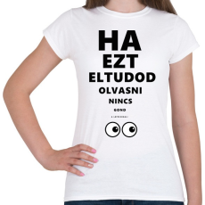 PRINTFASHION LÁTÁS TESZT - Női póló - Fehér
