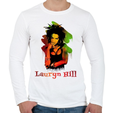 PRINTFASHION lauryn hill - Férfi hosszú ujjú póló - Fehér férfi póló