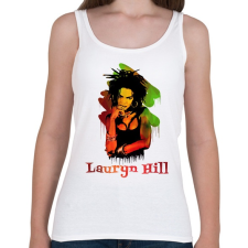 PRINTFASHION lauryn hill - Női atléta - Fehér női trikó