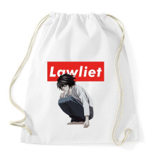 PRINTFASHION Lawliet - Sportzsák, Tornazsák - Fehér tornazsák