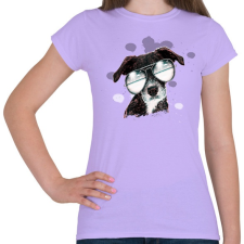 PRINTFASHION laza kutya - Női póló - Viola női póló