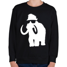 PRINTFASHION Laza mammut - Gyerek pulóver - Fekete gyerek pulóver, kardigán